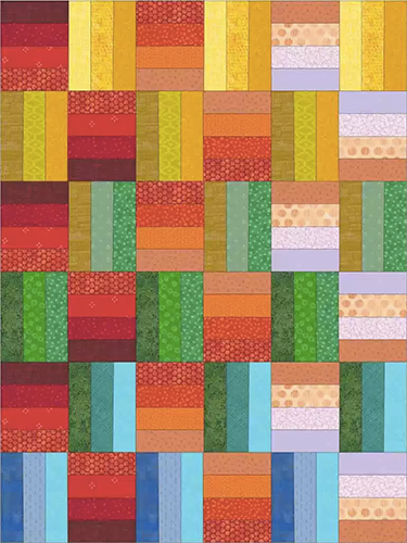 inspiración de color para patrón before sunset de carolina oneto