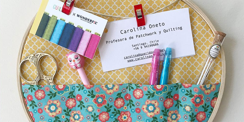 tutorial organizador de tela carolina oneto